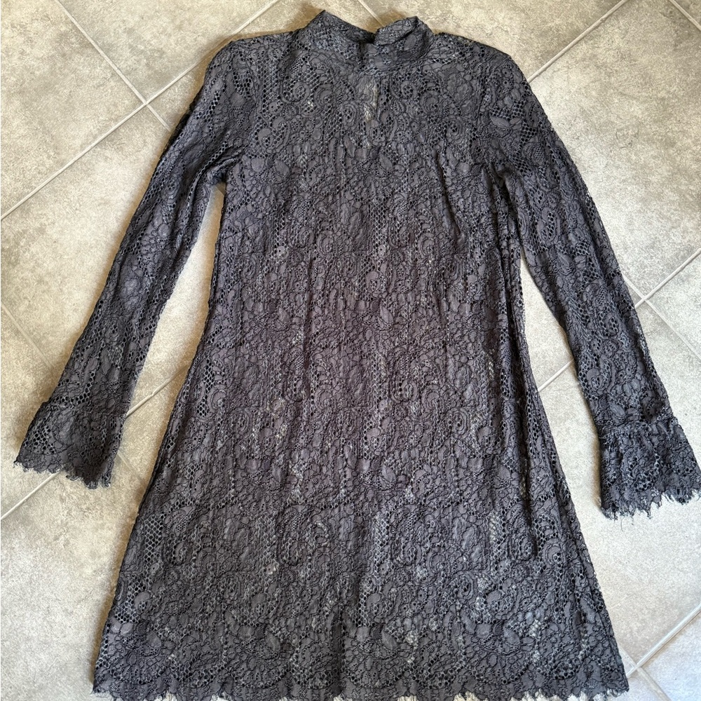 Elegant Lace Long Sleeve Dress
